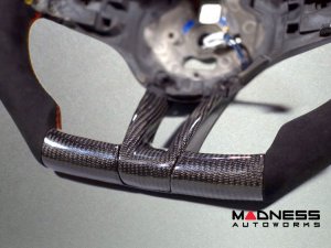 Alfa Romeo Giulia Custom Steering Wheel - Carbon Fiber - F1 Style - QV Models Alfa Romeo Giulia Custom Steering Wheel - Carbon Fiber - F1 Style - QV Models